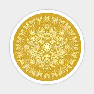 Golden Mandala Magnet